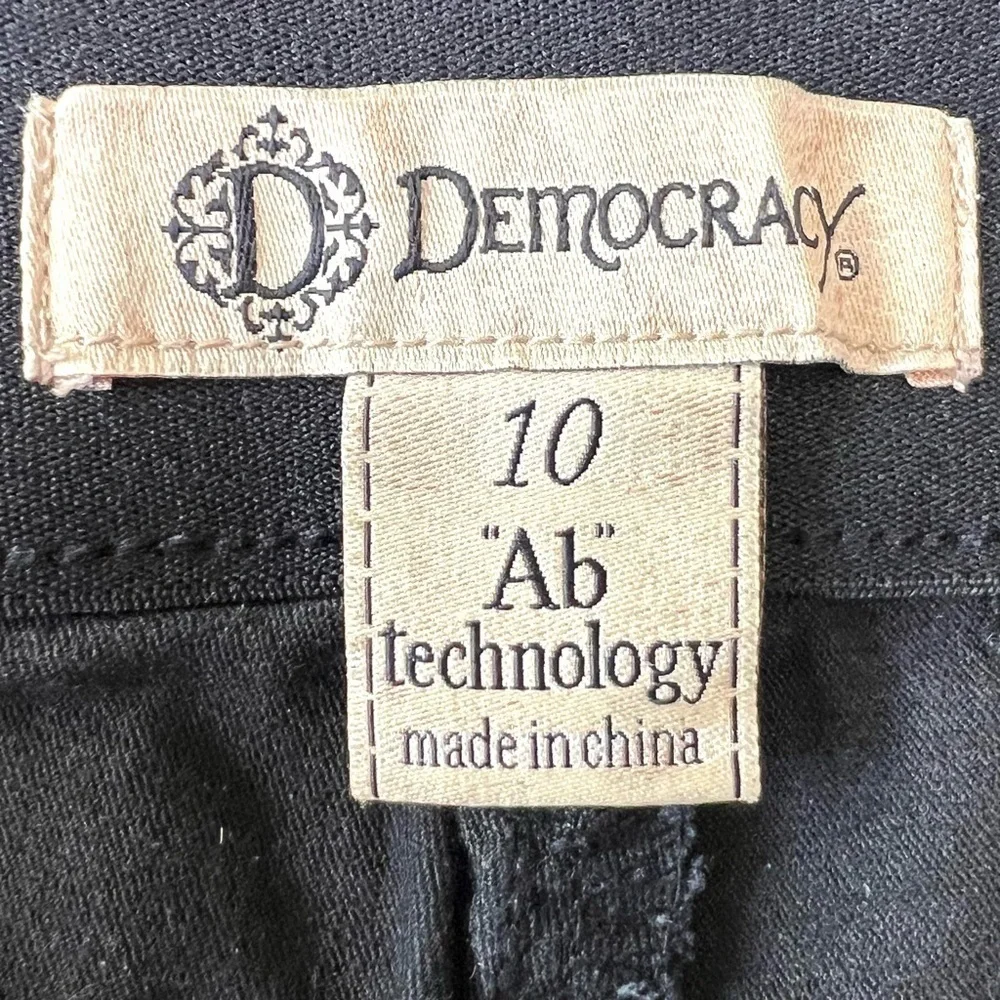 Democracy Abroad Solution Black Mid Rise Skinny Stretch Jeans Women’s 10 - Picture 13 of 13
